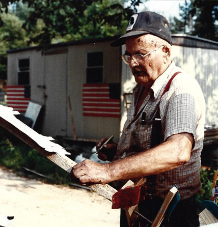 R.A. Miller working in 1991