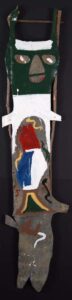 "Mermaid" by "Buddy" Snipe enamel paint on tin cutout 66.5" x 15" $1500 #12415