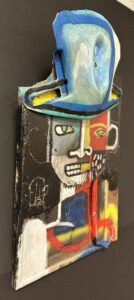 "Ohio" by Michael Banks acrylic on found objects 33" x 19.5" x 4.5" unframed $450 #13303