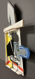 "Plantation" by Michael Banks acrylic on found objects 37" x 25" x 6" unframed $400 #13301