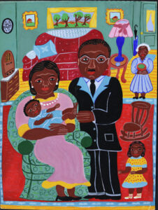 "Martin Luther King As A Baby" by Malcah Zeldis gouache on paper 14.75" x 11" $1000 unframed, $1100 framed #13562