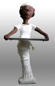 "Madame CJ Walker with Hot Plate" by Dr. Charles Smith Concrete, paint, and hot plate 54" x 24" x 20" $14,500 #13605