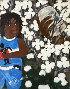 "The Empty Jar" 2018 by Harry Saffold, Jr. acrylic on canvas 20" x 16" acrylic on canvas 20" x 16" unframed $700 #13752